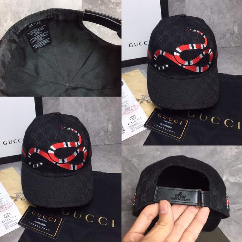 NÓN GUCCI RẮN SPF THÊU FULL BOX