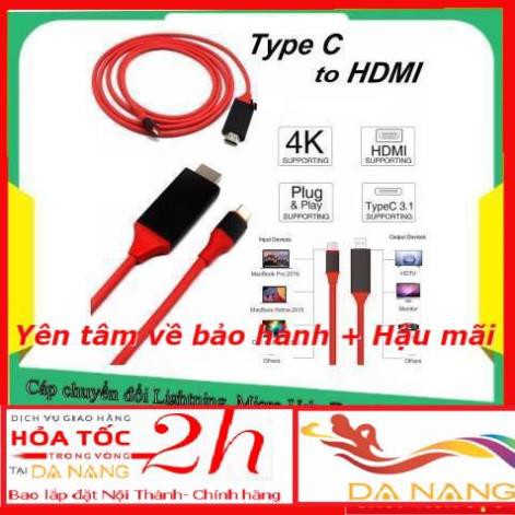 --sale000 **TRỢ GIÁ 2021** Cáp Lightning, Micro Usb, TypeC Sang HDMI (Lightning To HDTV)