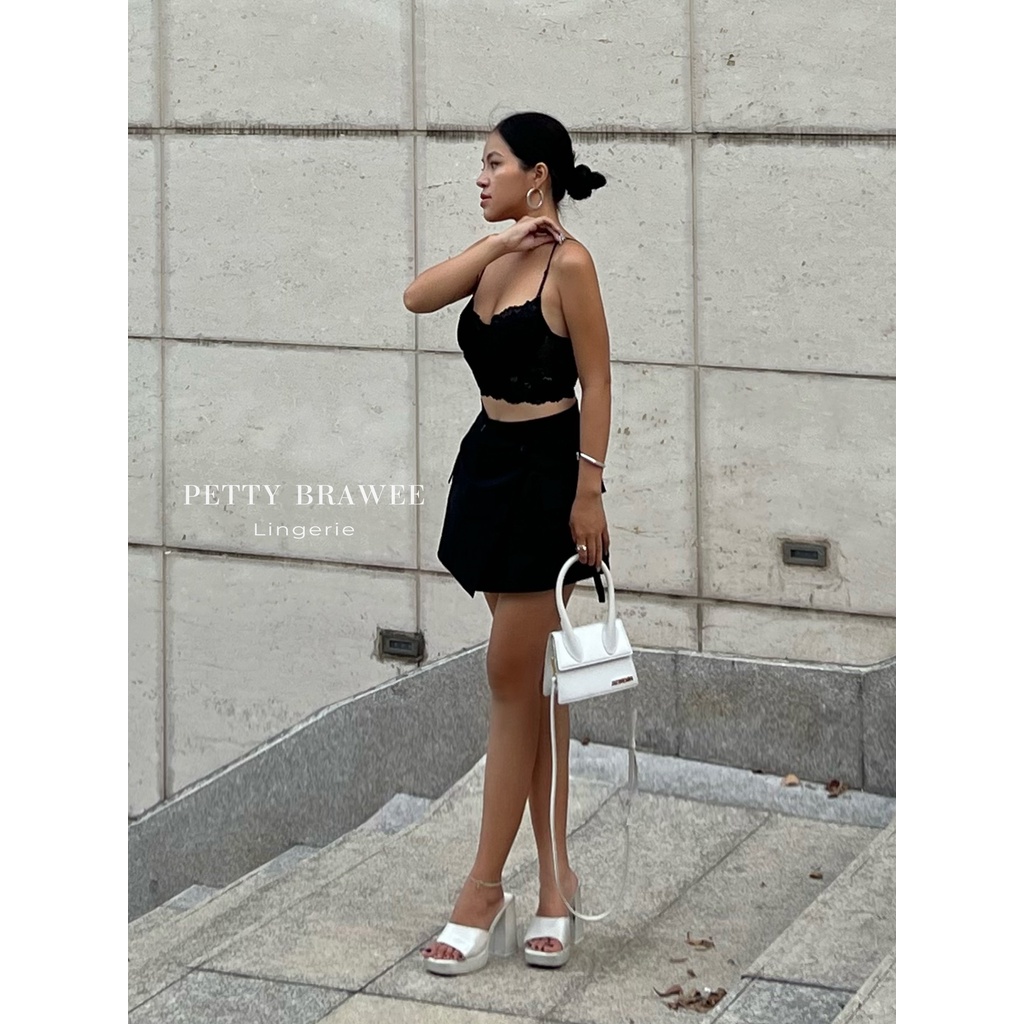Áo Corset Petty Ren Đen - Nelly Corset