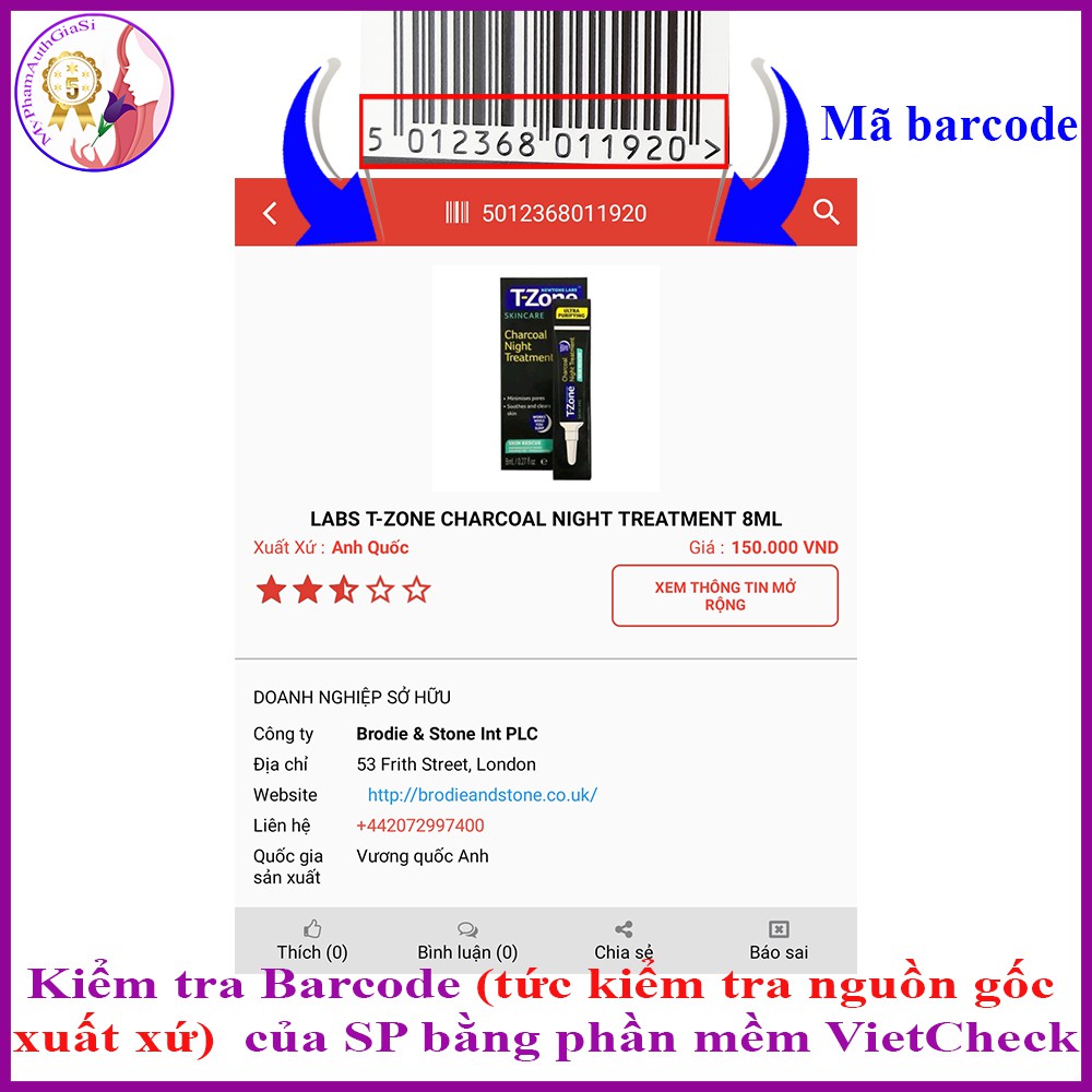 Gel T-ZONE Ngăn Ngừa và Giảm Mụn Ban Đêm Than Hoạt Tính Skincare 8ml (đen) | BigBuy360 - bigbuy360.vn