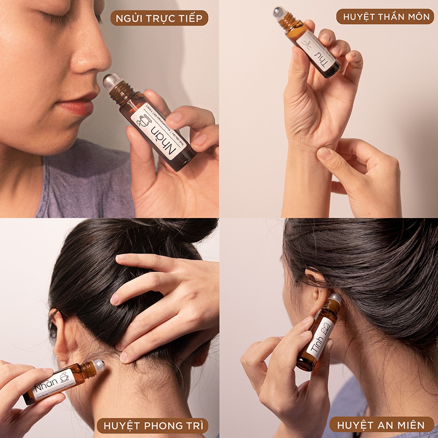 Tinh dầu lăn giải pháp cân bằng cuộc sống Tĩnh Nhàn Thư Cỏ Mềm 10ml