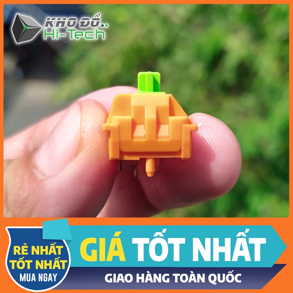 Switch Fantasy Cà rốt đã lube mượt mà | công tắc Tactile switch dành cho bàn phím cơ
