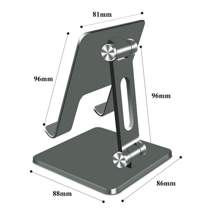 Giá đỡ máy tính bảng, iPad hợp kim nhôm, 2 trục điều chỉnh MT-133, MT-134 - PK88