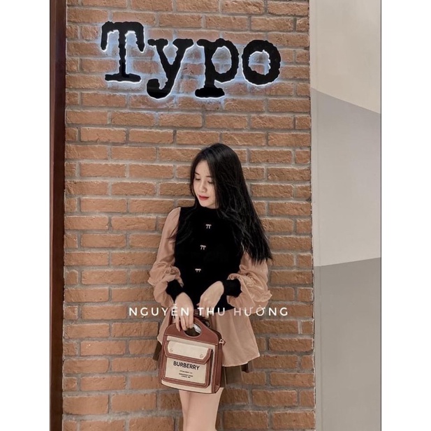 ÁO LEN PHỐI TƠ GẮN ĐÁ ĐUÔI CÁ