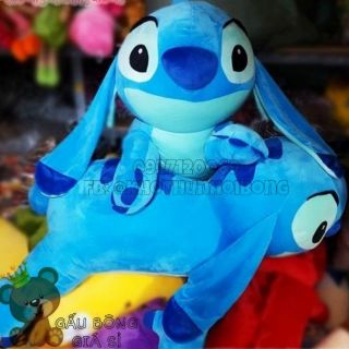 GẤU BÔNG STITCH NHỒI BÔNG KHỔNG LỒ (1 MÉT 2) XANH NHẠT