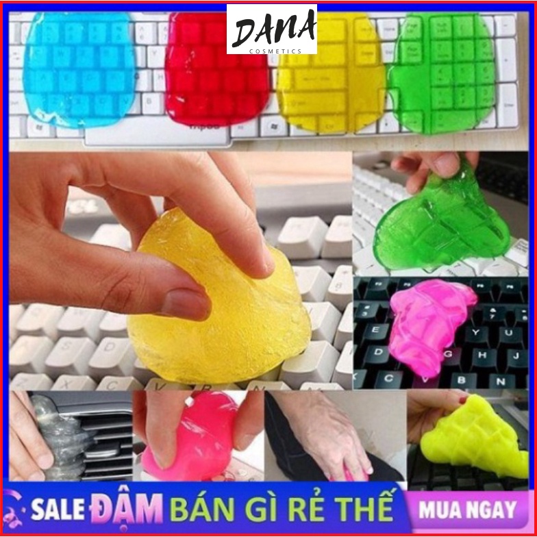 Gel vệ sinh hút bụi đa năng - gel dẻo lăn bụi vệ sinh bàn phím laptop, vệ sinh bàn phím máy tính DANA