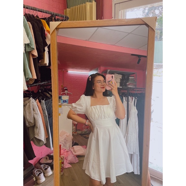 Đầm cúp ngực nơ lưng bigsize