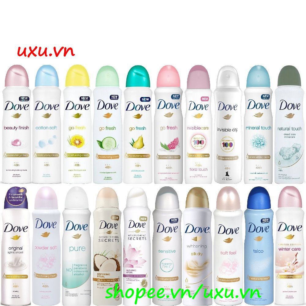 Xịt Khử Mùi Nữ 150Ml Dove Với Nhiều Phân Loại Giúp Bạn Dễ Chọn Lựa Hơn, Với uxu.vn Tất Cả Là Chính Hãng.