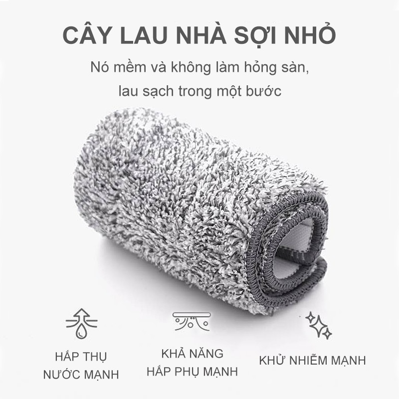 [HCM] Bộ Lau Nhà Tự Áp Thông Minh, dễ dàng lau sạch mọi vết bẩn, dễ dàng di chuyển mọi nơi-【GM-PBTB22】