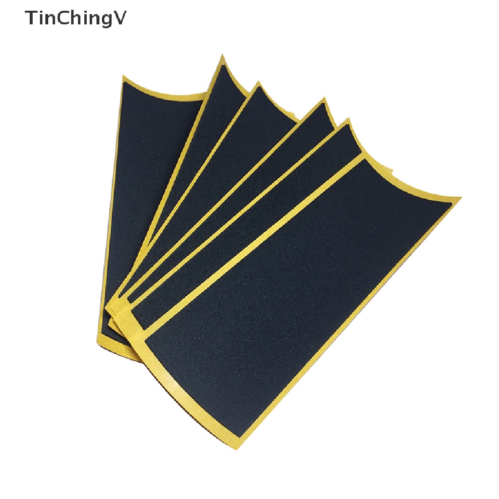Set 10 miếng dán ván trượt ngón tay màu đen chuyên dụng