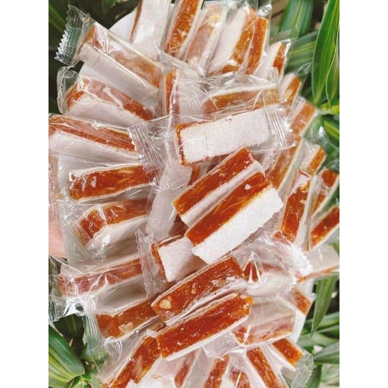 Kẹo khóm mít dừa non ép bánh tráng 2 mặt 500g