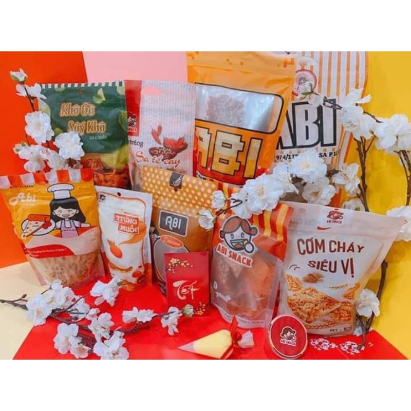 [Mã 267FMCGSALE giảm 8% đơn 500K] MENU BÁNH TRÁNG ABI chính hãng siêu ngon 😋 bánh ăn vặt siêu ngon