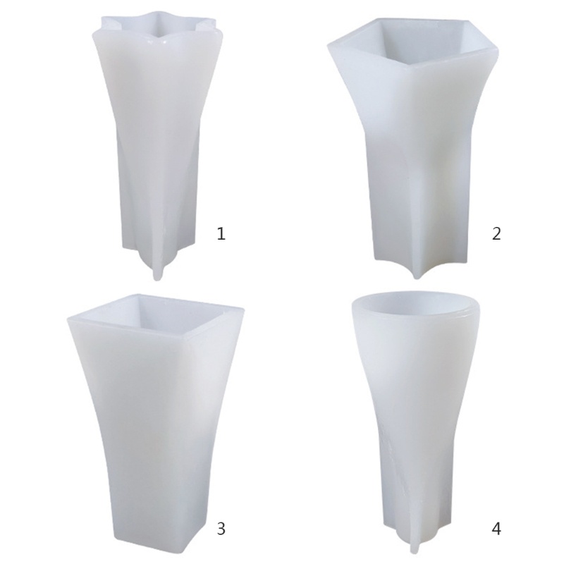 Khuôn Silicone Làm Xà Phòng Hình Nón Lục Giác