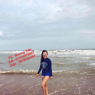Sale Bikini 2 mảnh tay dài ( có kèm ảnh khách )