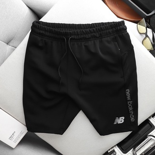 Quần short thun thể thao nam newb phối lưới họa tiết