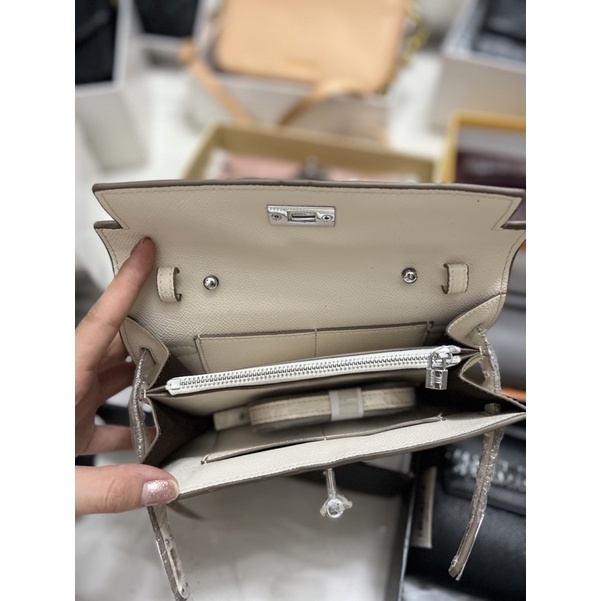 Clutch Ví cầm tay Kelly sang trọng kèm dây đeo SPS xịn