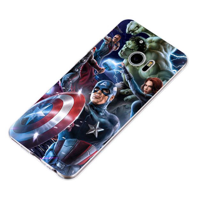 HTC Desire M10 U Ultra U11 X9 10 Pro EVO M9 12 Plus Avengers pattern-2 Soft Silicon Case Cover