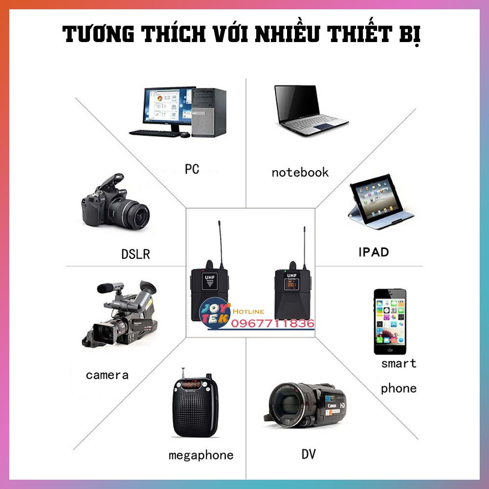 Micro thu âm CORKT - Mic ghi âm không dây cài áo cho điện thoại, máy ảnh để livestream làm youtube , phỏng vấn