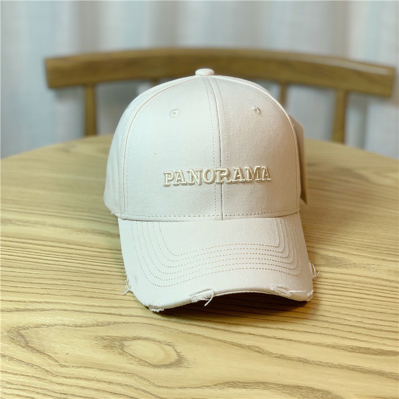 Mua Mũ lưỡi trai rách ️ Nón thêu chữ PANORAMA phong cách Ulzzang form ...