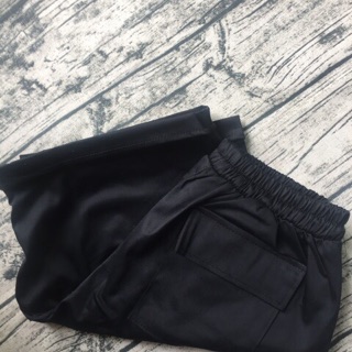 ComBo Áo thun Oversize và quần Short Kaki All Black