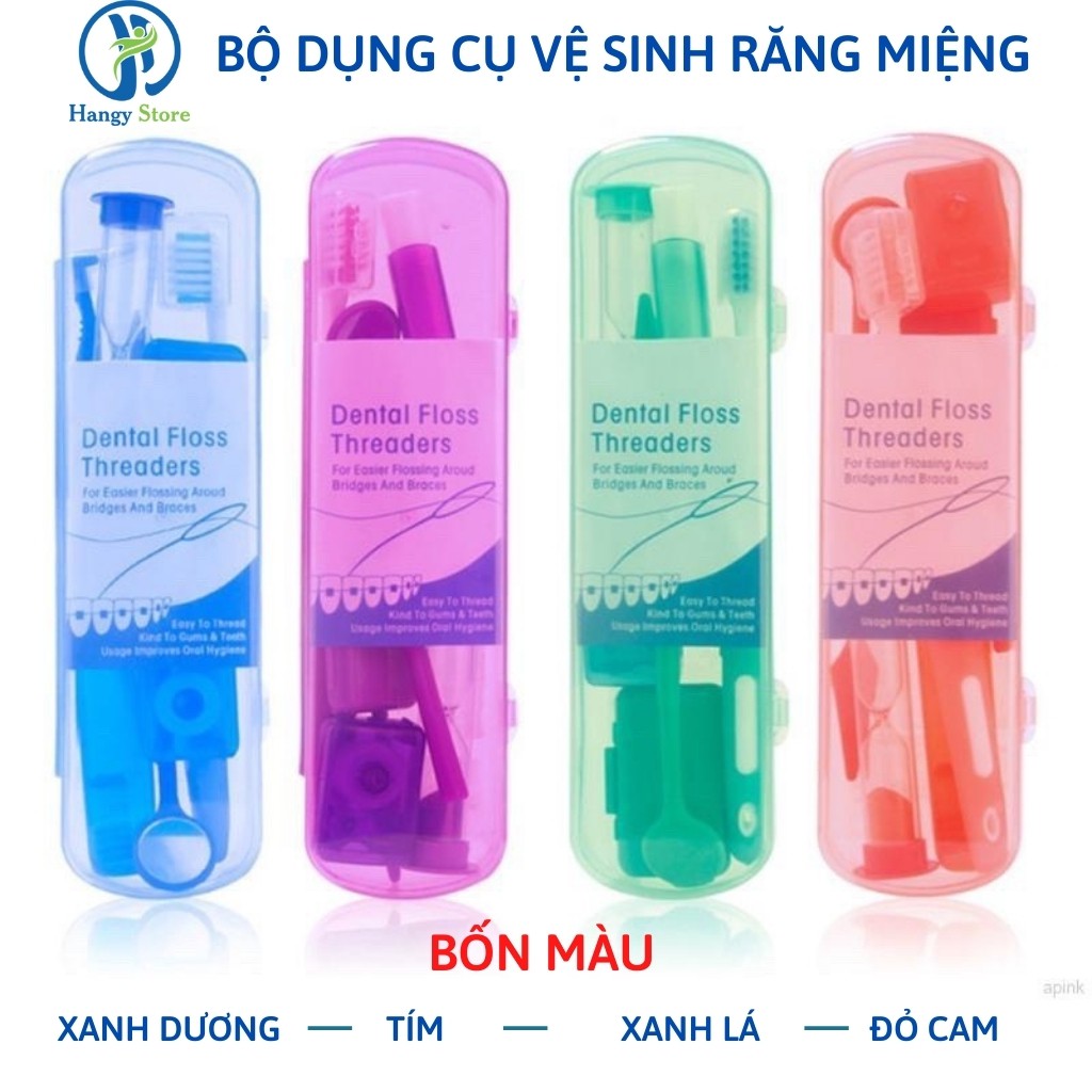 Bộ dụng cụ vệ sinh răng miệng 8 món