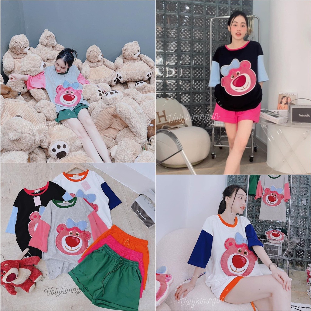 Đồ Bộ Ngố, Chất Thun Cotton 100%, Đủ Size từ 45kg đến 80kg vừa, Hàng Bao Đẹp PD260