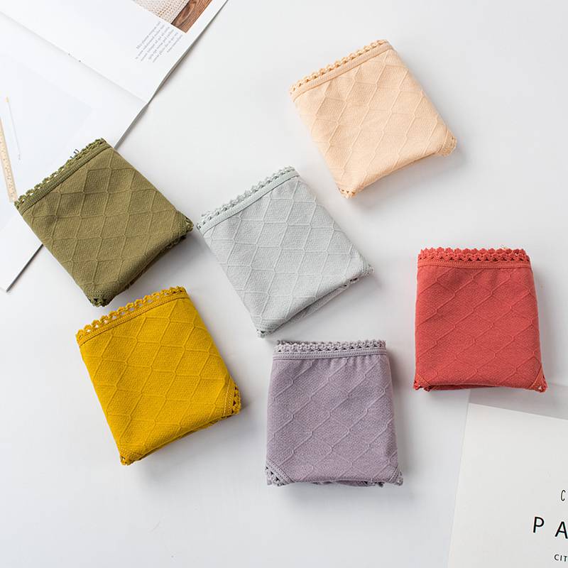 Quần lót cotton lưng vừa phong cách Nhật Hàn ngọt ngào thời trang xuân hè cho nữ | BigBuy360 - bigbuy360.vn