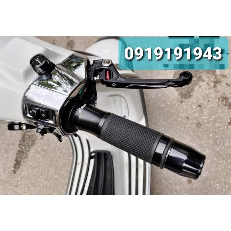 Tay phanh nhôm CNC Vespa xịn sò êm tay bóp nhẹ