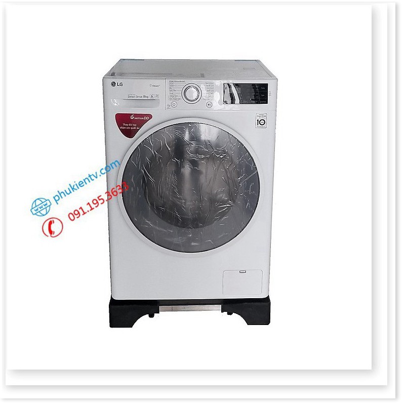 Chân Kệ Kê Máy Giặt Tủ Lạnh Đa Năng - Chân Đế Máy Sấy, Máy Rửa Bát Bê Tông Siêu Dày Chịu Tải 400 Kg