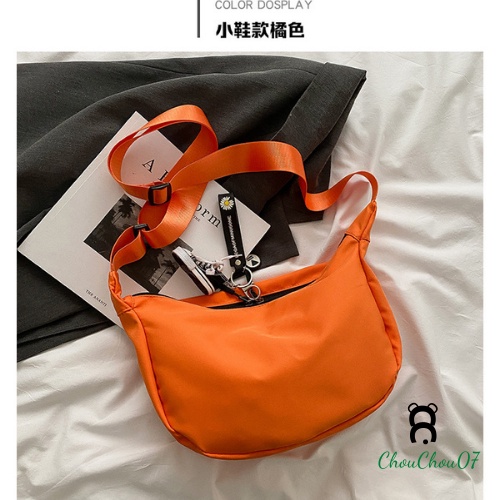 Túi xách đeo chéo phong cách unisex, túi vải Oxford phong cách đơn giản