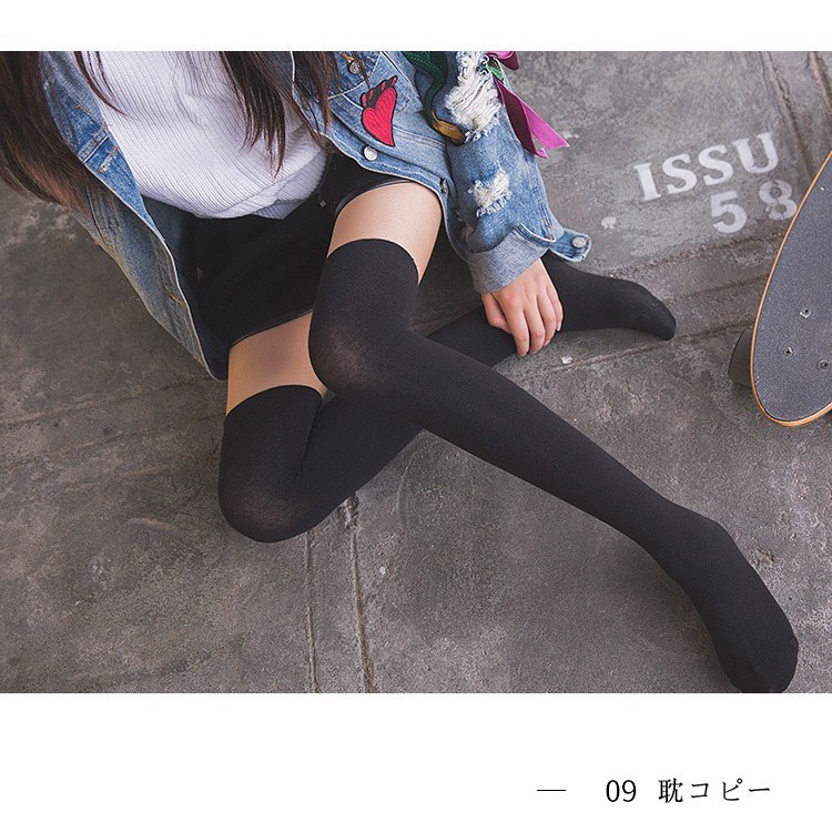 [Mã FAWINTER hoàn 15% xu đơn 99K] Tất, vớ đùi cao cổ dài 75cm Hàn Quốc loại dầy giữ ấm chân cho nữ | BigBuy360 - bigbuy360.vn