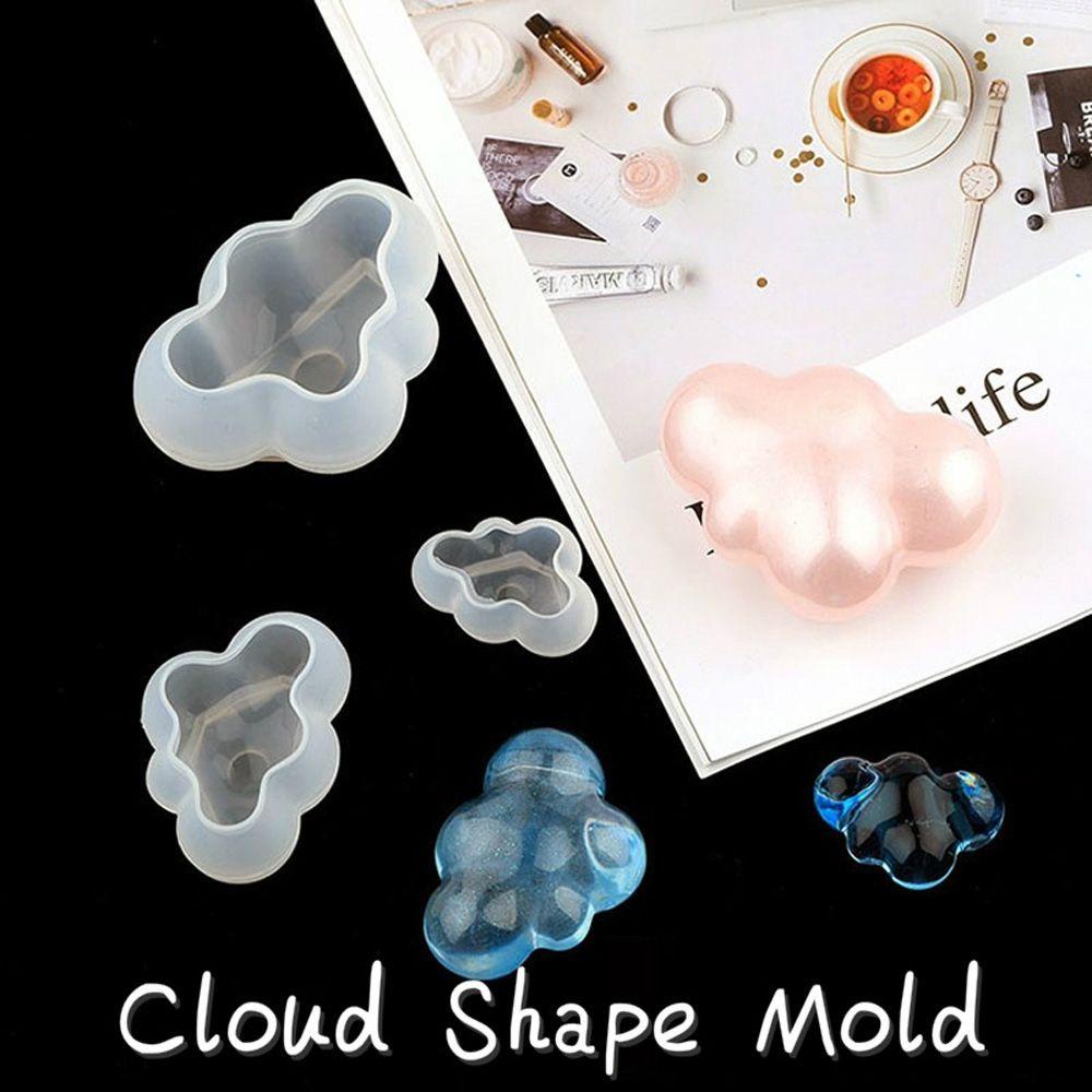 Khuôn Làm Bánh Hình Đám Mây Bằng Nhựa Màu Ngà