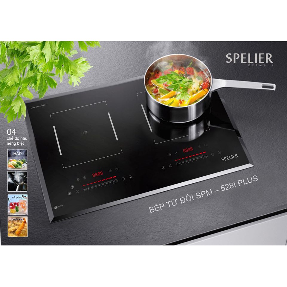 BẾP TỪ ĐÔI SPM 528I PLUS