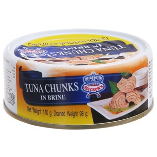 Cá Ngừ Xắt Khúc Ngâm Muối Sea Crown Hộp 140G
