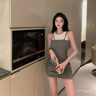 【YI-F-Studio】Đầm Dây Đeo
