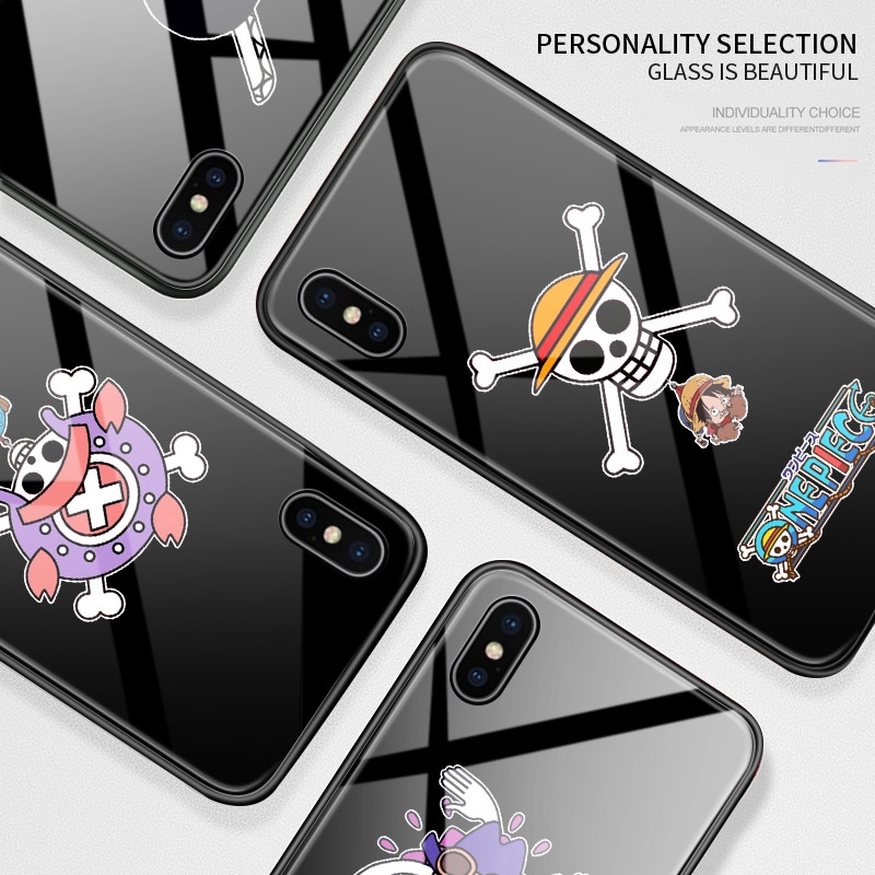【Luminous Glass Casing】 Xiaomi Mi Poco F3 GT 10T Pro 11 11T Lite 5G Pocophone Cho Ốp lưng điện thoại In Hình Anime One Piece Straw Hat Kid dạ quang