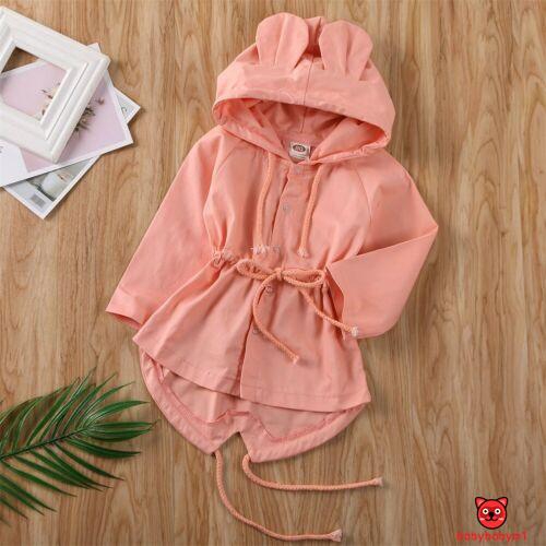 Áo Hoodie Tai Thỏ 3d Cho Bé Gái