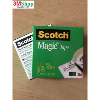 BĂNG KEO KỲ DIỆU 3M 810 SCOTCH MAGIC TAPE (19mm x 32m)