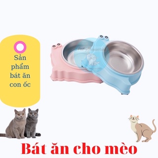 [sale sốc] Bát ăn hình ốc sên cho thú cưng