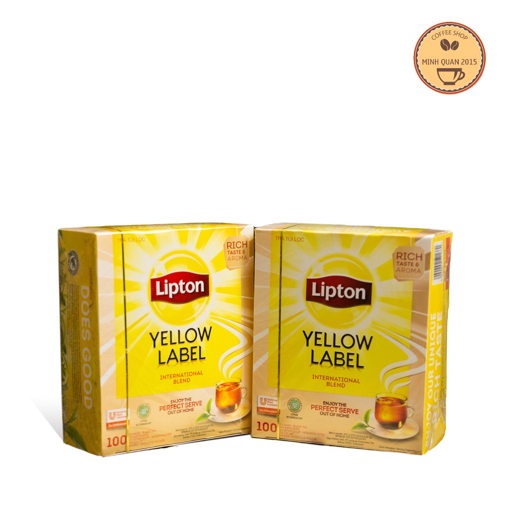 Trà Lipton Túi Lọc Nhãn Vàng 100 Gói x 2g/1 gói