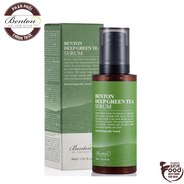 Tinh Chất Dưỡng Ẩm, Làm Dịu Da Benton Deep Green Tea Serum 30ml