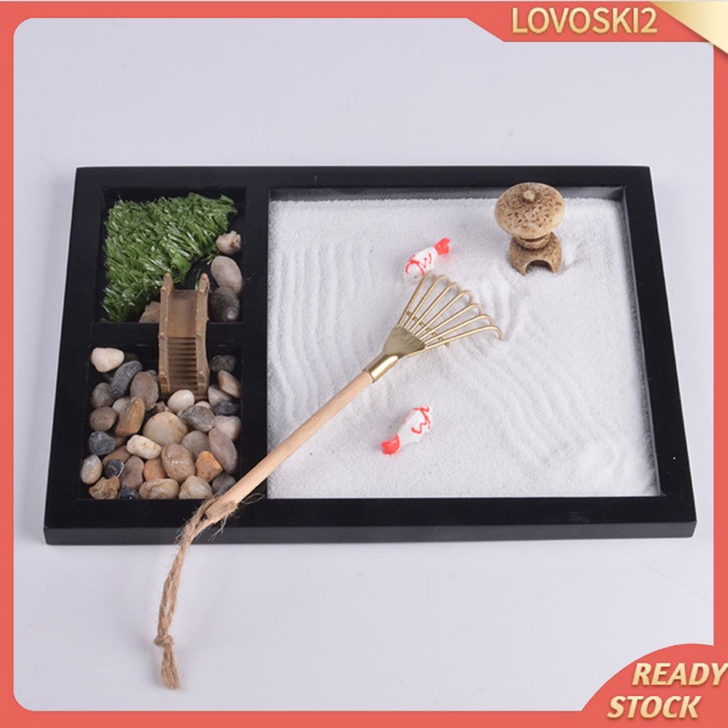 Japanese Zen Garden Kit for Desk Office Table Mini Zen Sand Garden Kit