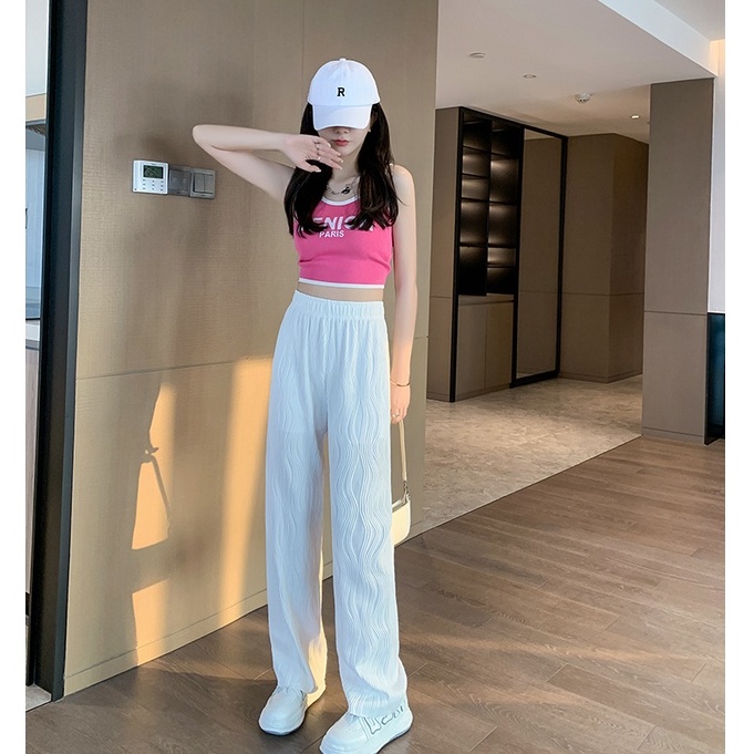 Quần ống rộng Phong Cách Hàn Quốc Cho Nữ