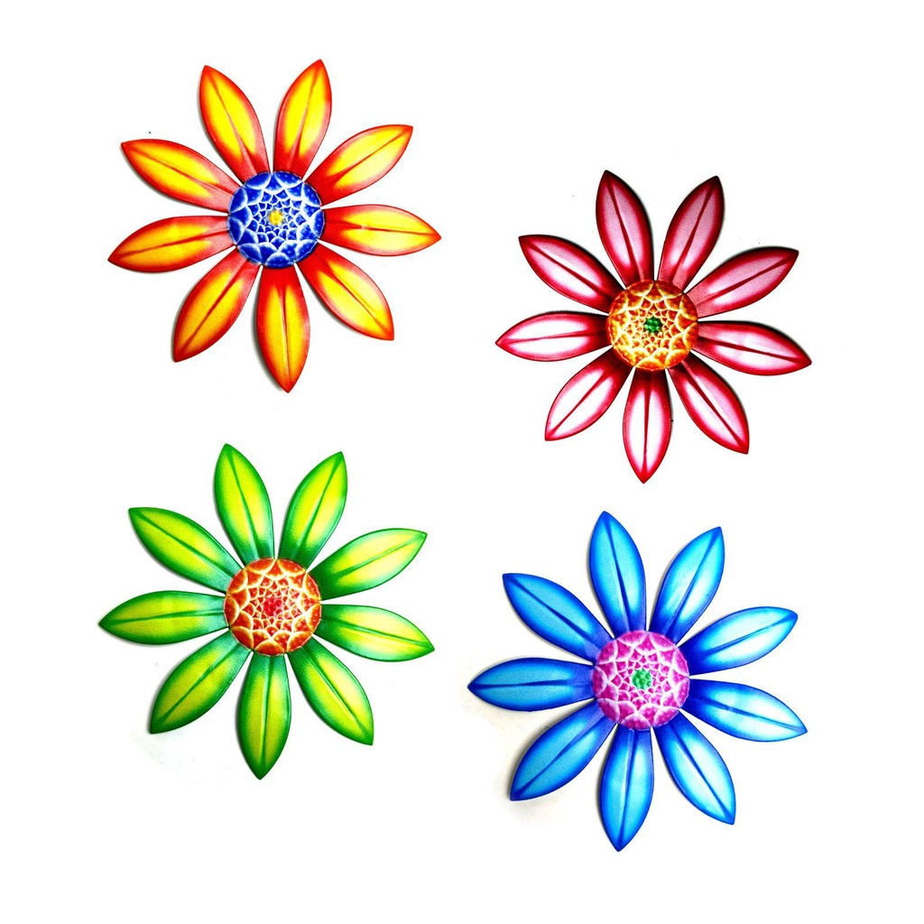 Tranh Hoa Kim Loại Treo Tường Trang Trí Nhà Cửa