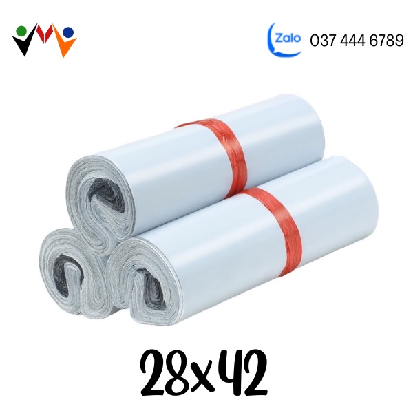 Trắng | 28x42 [SIÊU SALE]  Túi Đóng Hàng, Túi Chuyển Phát Nhanh