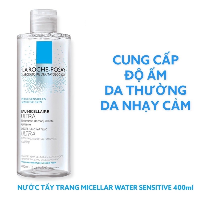 Nước tẩy trang La Roche Posay Purifying Micellar Water cho da dầu, nhạy cảm