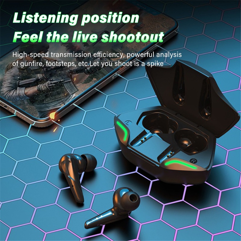 Tai Nghe Chơi Game Không Dây Bluetooth 5.0 G11 Giảm Tiếng Ồn Có Mic Cho Android IOS