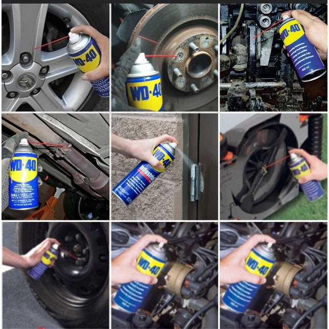 Dầu chống rỉ WD-40 412ml đa năng chống gỉ, bôi trơn, bảo vệ, thâm nhập, làm sạch và đánh bay hơi ẩm