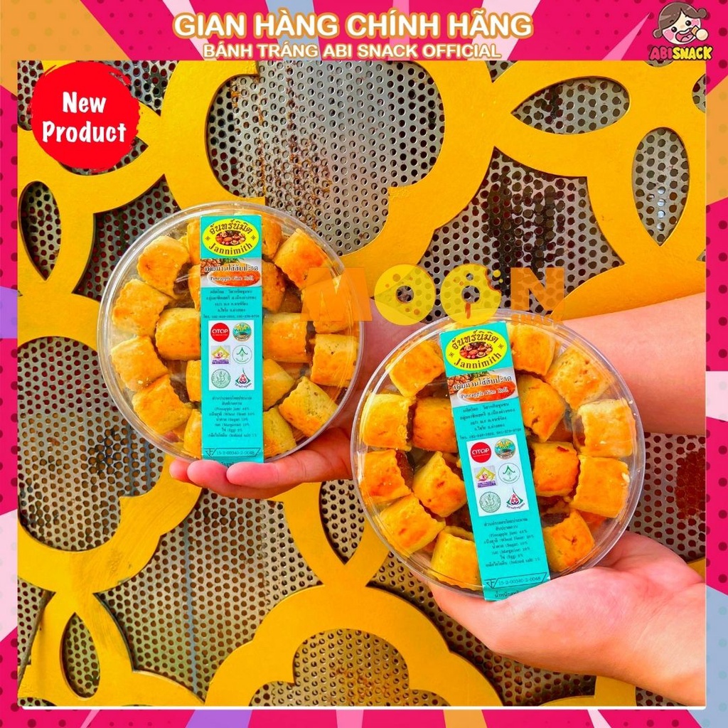 Bánh Kép cuộn Roll Nhân Thơm Dứa Chính Hãng Thái Lan hàng chuẩn xịn hộp 280g trọng lượng thực tế 410g