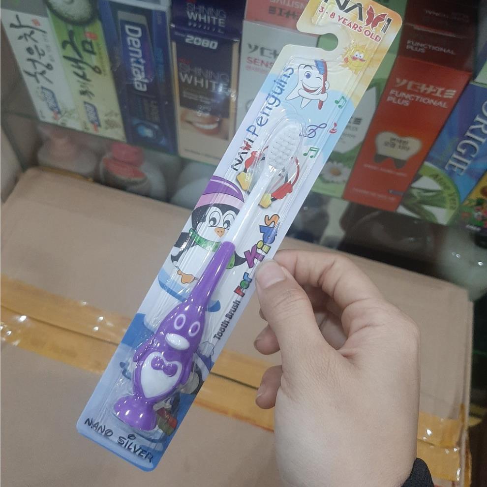 Bàn chải đánh răng cho bé trai và bé gái từ 1 tuổi (giao hình ngẫu nhiên)